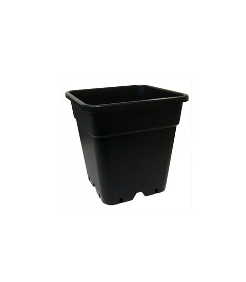 Maceta Cuadrada Negra 18L | 27X27X38CM