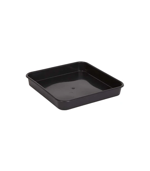 Pack 20 Platos Cuadrados para Macetas 11L-18L |  (20.5 x 20.5 cm)