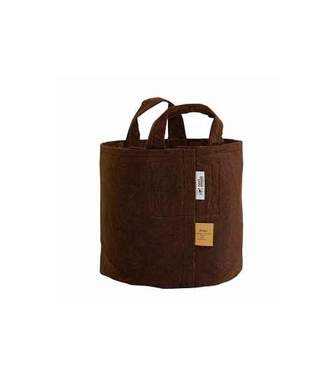 Maceta de Tela Root Pouch Café 127L (60x45cm) | Geotextil