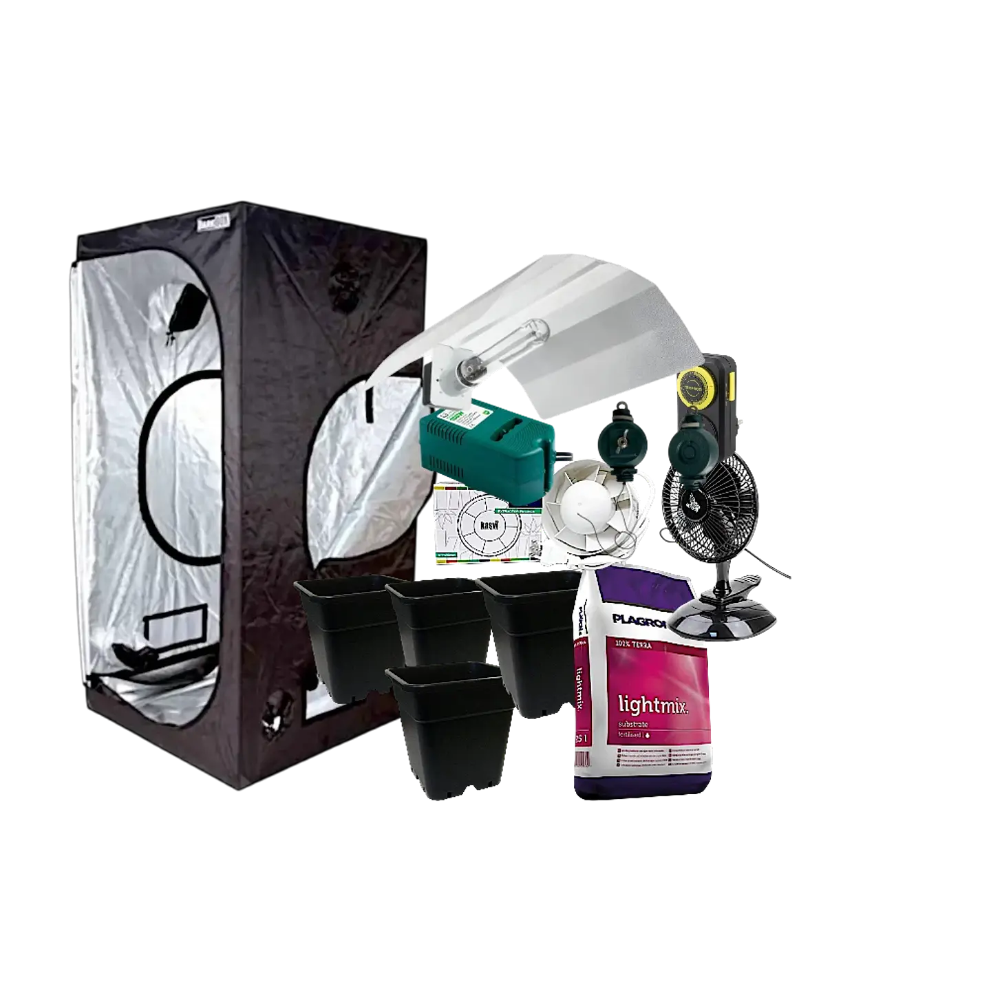 Kit Indoor carpa Completo 60x60cm 1