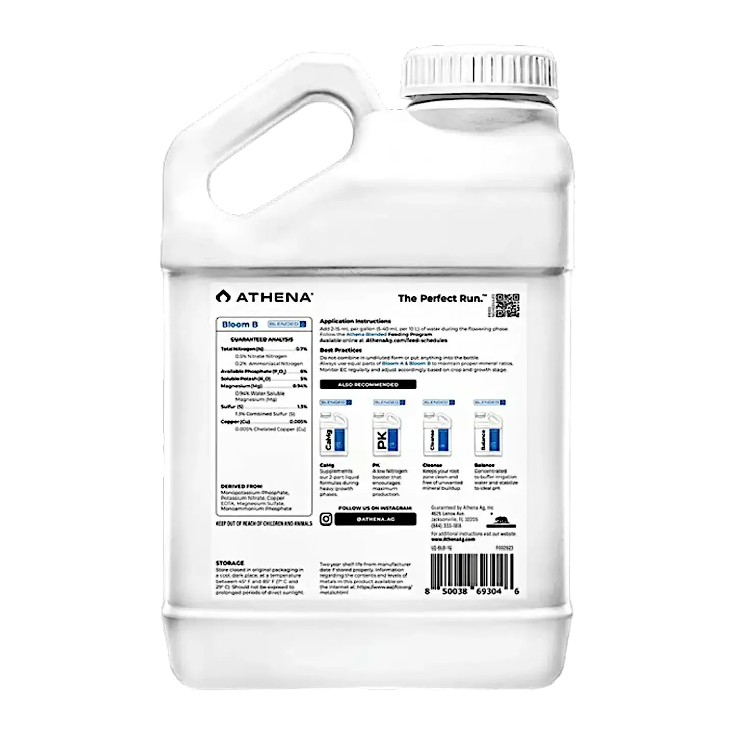 fertilizantes Athena Bloom A+B 1 Galón (3.78L) 5