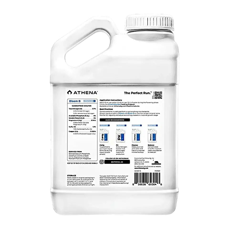 fertilizantes Athena Bloom A+B 1 Galón (3.78L) 5