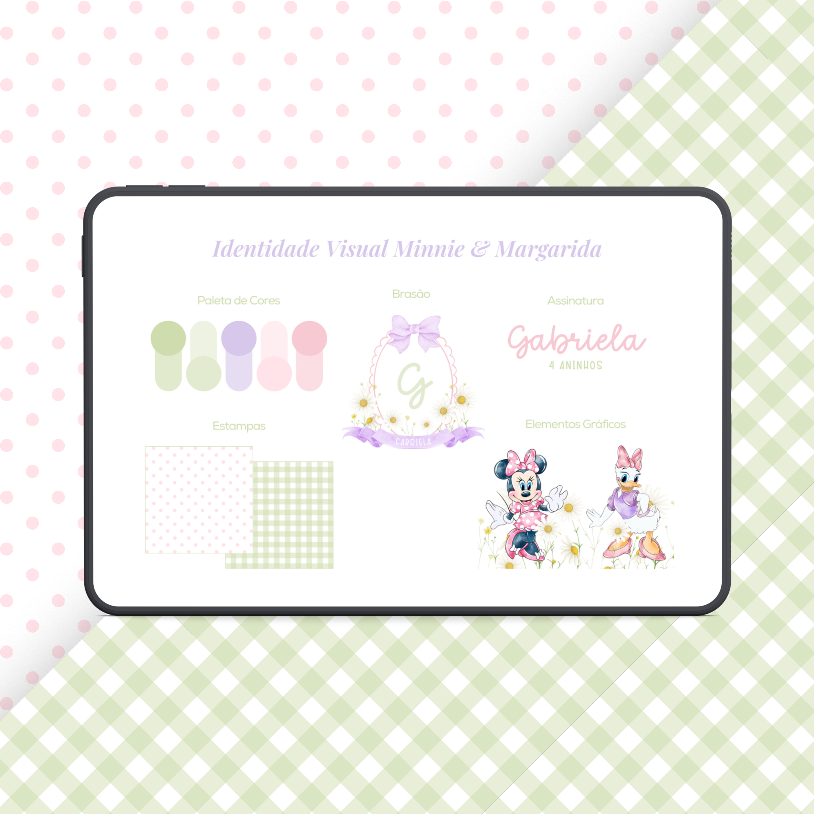 Identidade Visual Pré-Pronta Minnie e Margarida 1