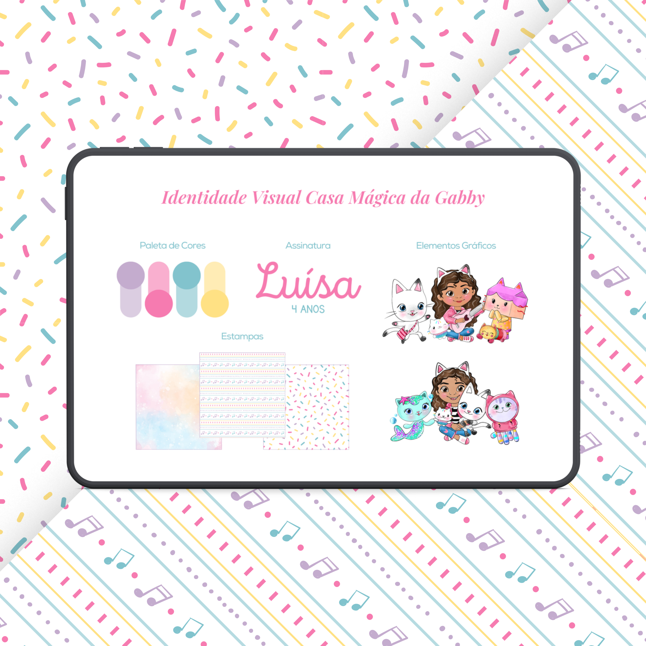 Identidade Visual Pré-Pronta Casa Mágica da Gabby 1