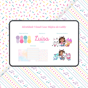 Identidade Visual Pré-Pronta Casa Mágica da Gabby