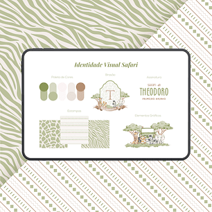 Identidade Visual Pré-Pronta Safari Menino