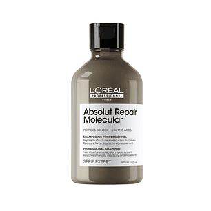Shampoo sin sulfatos para cabello dañado Línea Absolut Repair Molecular 