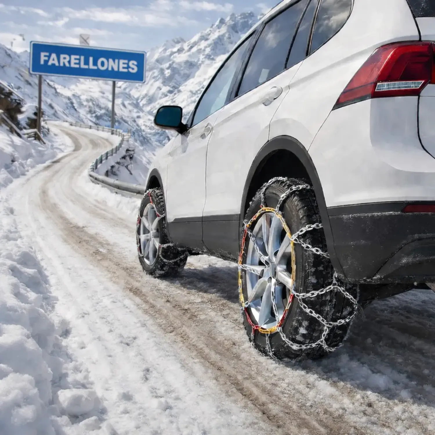 Set X2 Cadenas Autos Camionetas Kn Para Nieve Y Barro Rueda 15