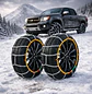 Set X2 Cadenas Autos Camionetas Kn Para Nieve Y Barro Rueda - Miniatura 19