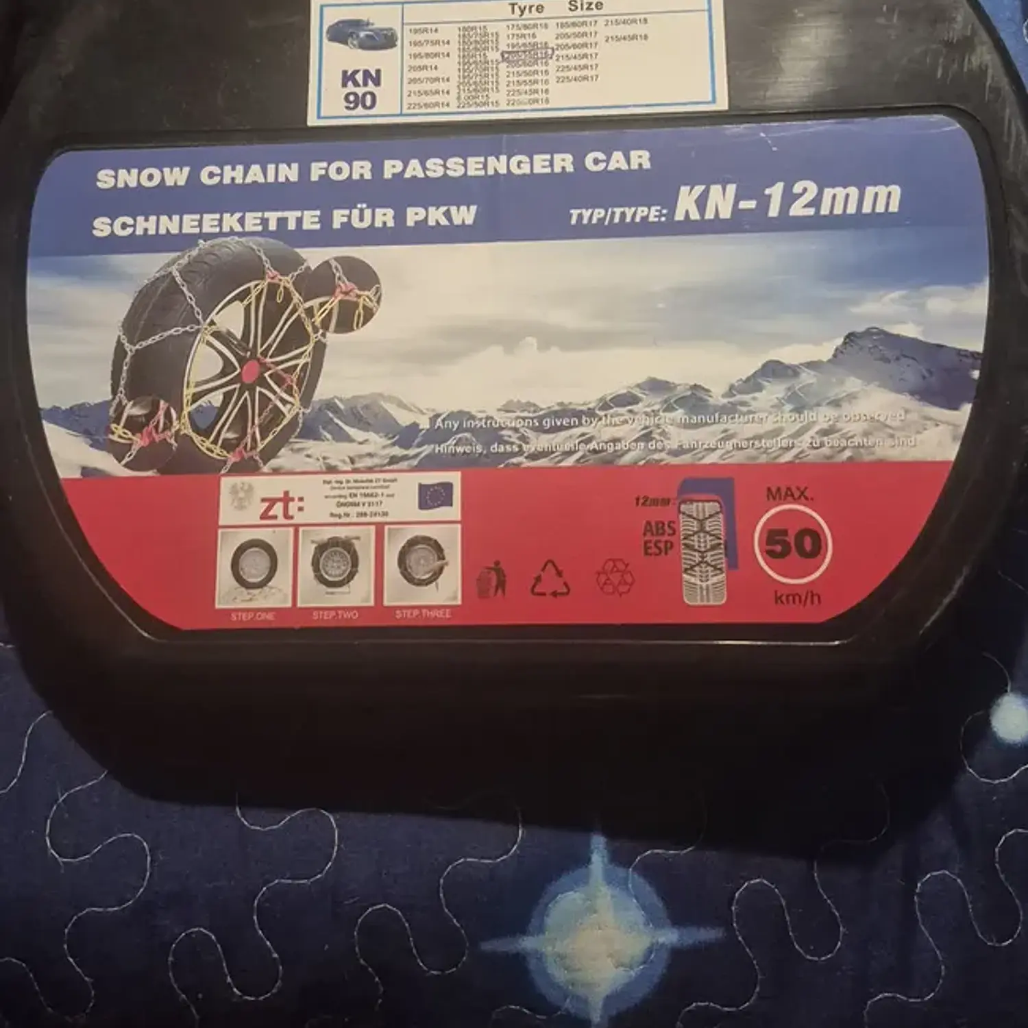 Set X2 Cadenas Autos Camionetas Kn Para Nieve Y Barro Rueda 26