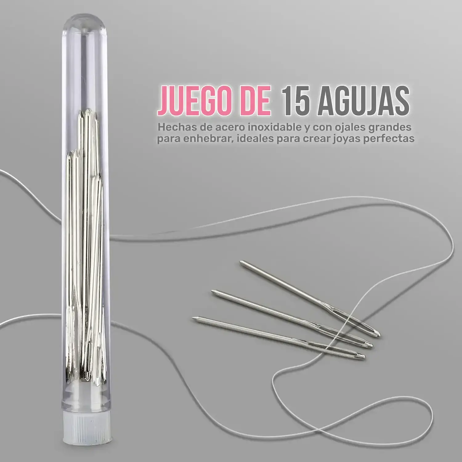 Kit de Herramientas para Fabricación de Joyería Hi-Spec 17 Piezas + 600 Accesorios para Bisutería 7