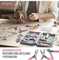 Kit de Herramientas para Fabricación de Joyería Hi-Spec 17 Piezas + 600 Accesorios para Bisutería - Miniatura 11