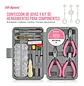 Kit de Herramientas para Fabricación de Joyería Hi-Spec 17 Piezas + 600 Accesorios para Bisutería - Miniatura 14