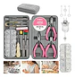 Kit de Herramientas para Fabricación de Joyería Hi-Spec 17 Piezas + 600 Accesorios para Bisutería - Miniatura 16