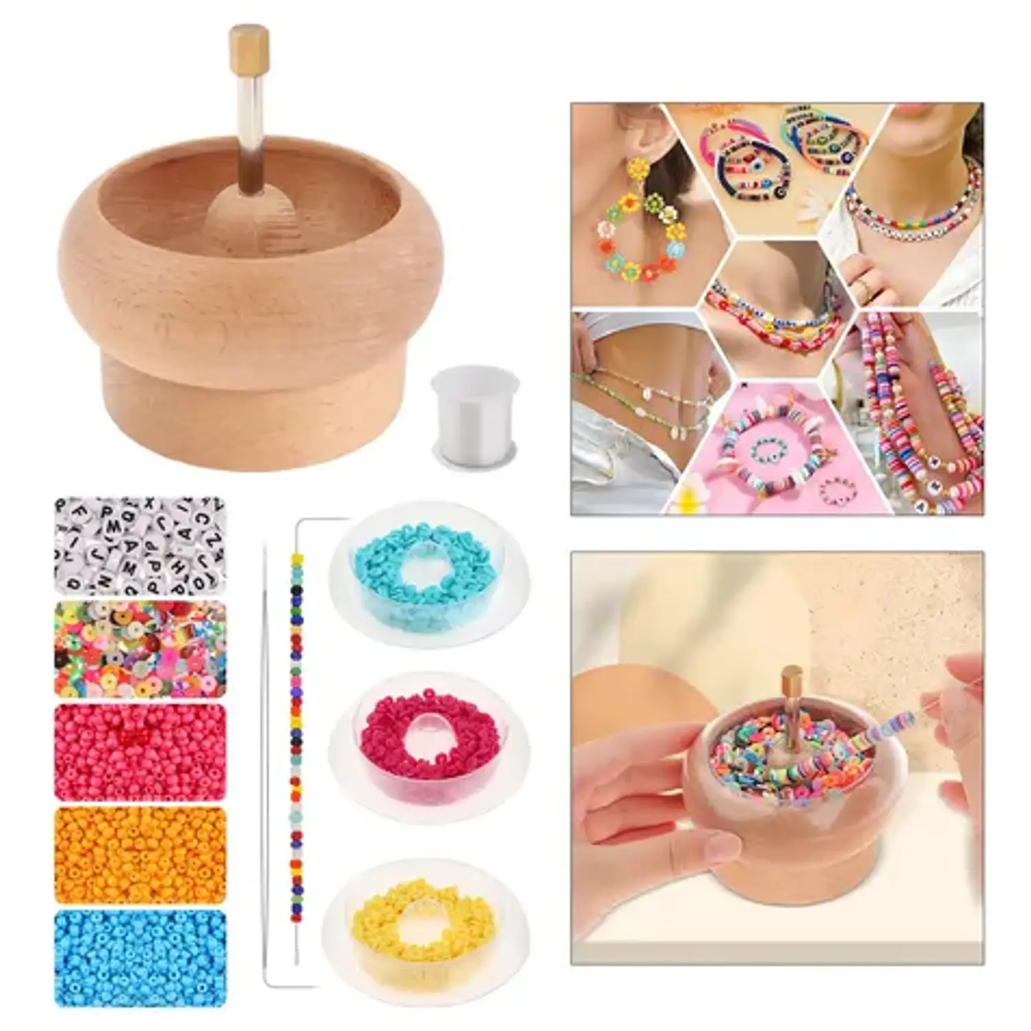 Bead Spinner Bead Stringing Tool Para Hacer Joyas De 13