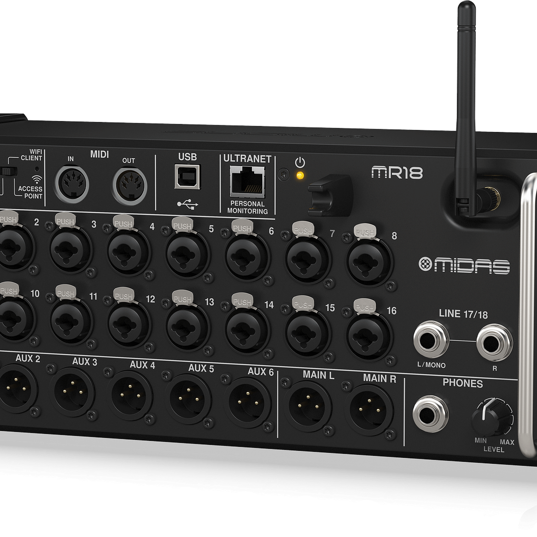 Consola Digital Con Interfaz MIDAS MR18 1