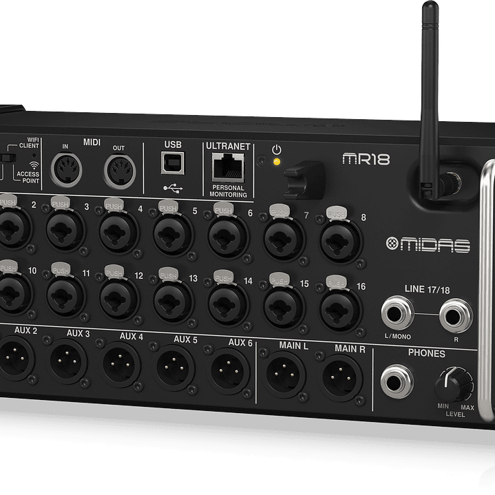 Consola Digital Con Interfaz MIDAS MR18 1