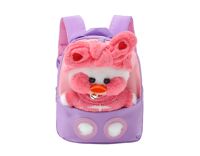 Hot Selling Kids Plush Lalafanfan Baby School Backpack Cute Lalafanfan Duck Backpack School Bags