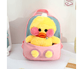 Hot Selling Kids Plush Lalafanfan Baby School Backpack Cute Lalafanfan Duck Backpack School Bags