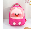 Hot Selling Kids Plush Lalafanfan Baby School Backpack Cute Lalafanfan Duck Backpack School Bags