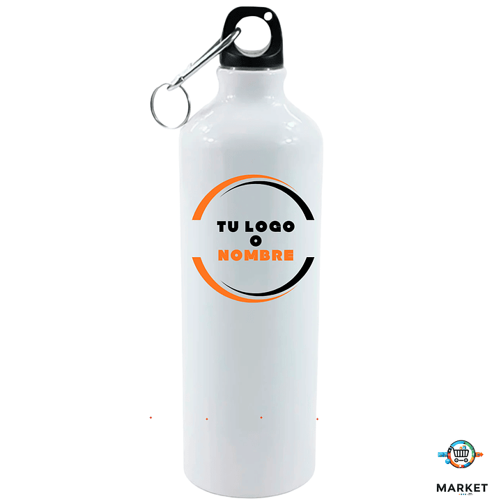 Botella con diseño personalizado (Nombre o Logo)  1