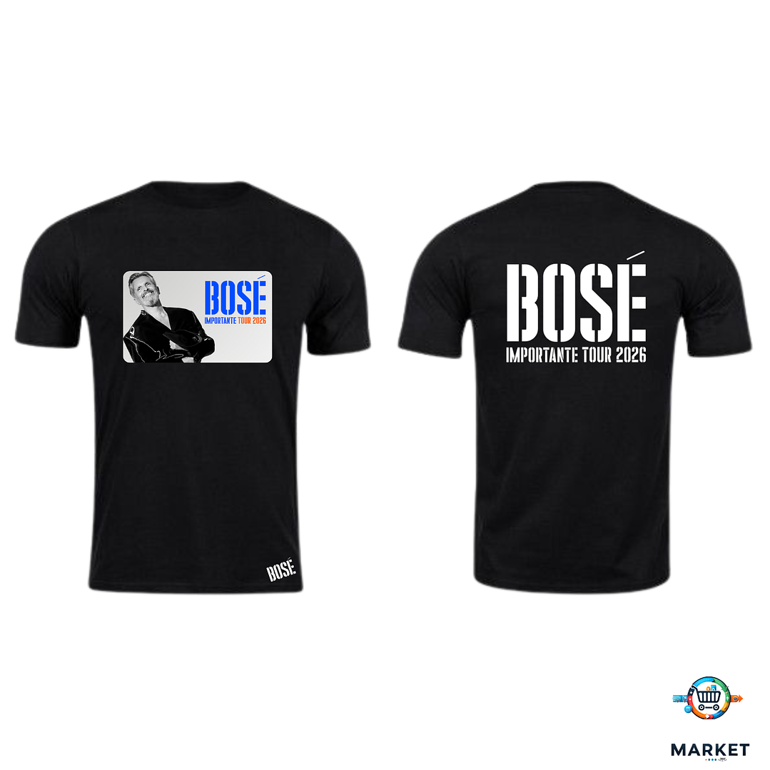 Polera Miguel Bosé – Importante Tour 2026 | Edición Exclusiva 1