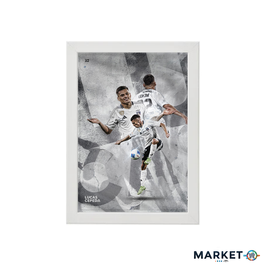 Lucas Cepeda – Cuadro Deportivo de Fútbol | Diseño Premium 21x30 1