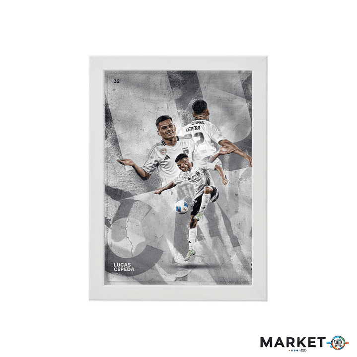 Lucas Cepeda – Cuadro Deportivo de Fútbol | Diseño Premium 21x30 1