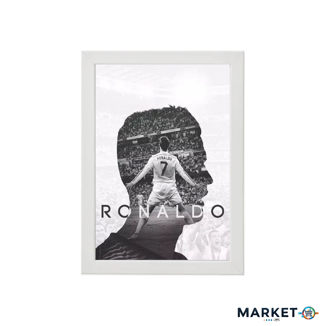 CR7 Histórico  – Cuadro Deportivo de Fútbol | Diseño Premium 21x30 1