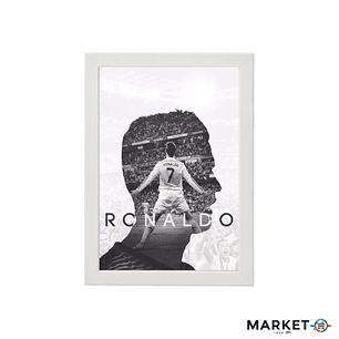 CR7 Histórico  – Cuadro Deportivo de Fútbol | Diseño Premium 21x30