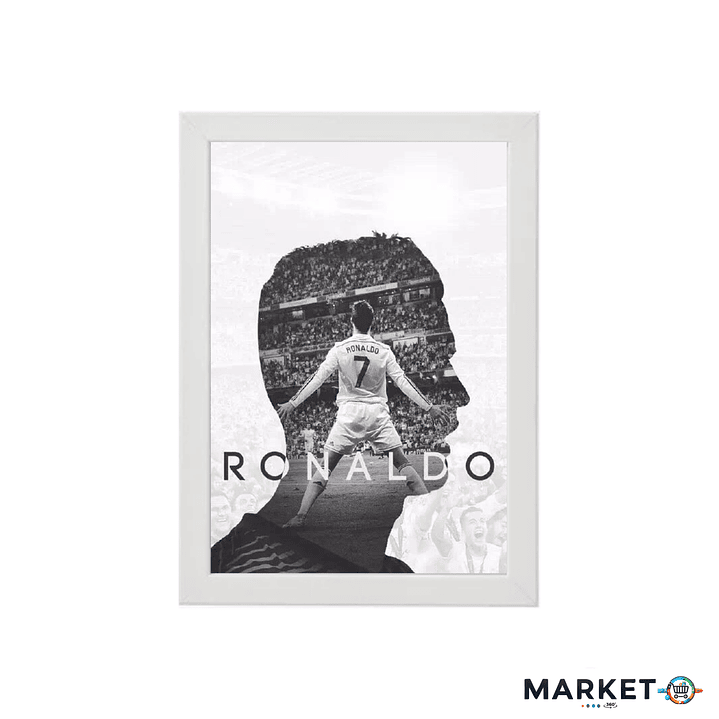 CR7 Histórico  – Cuadro Deportivo de Fútbol | Diseño Premium 21x30 1