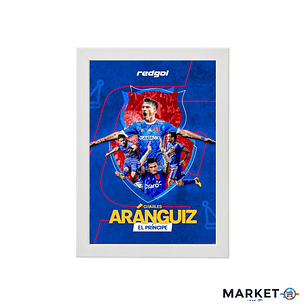 Charles Aránguiz – Cuadro Deportivo de Fútbol | Diseño Premium 21x30