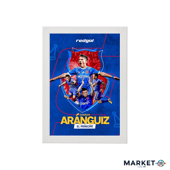Charles Aránguiz – Cuadro Deportivo de Fútbol | Diseño Premium 21x30 1