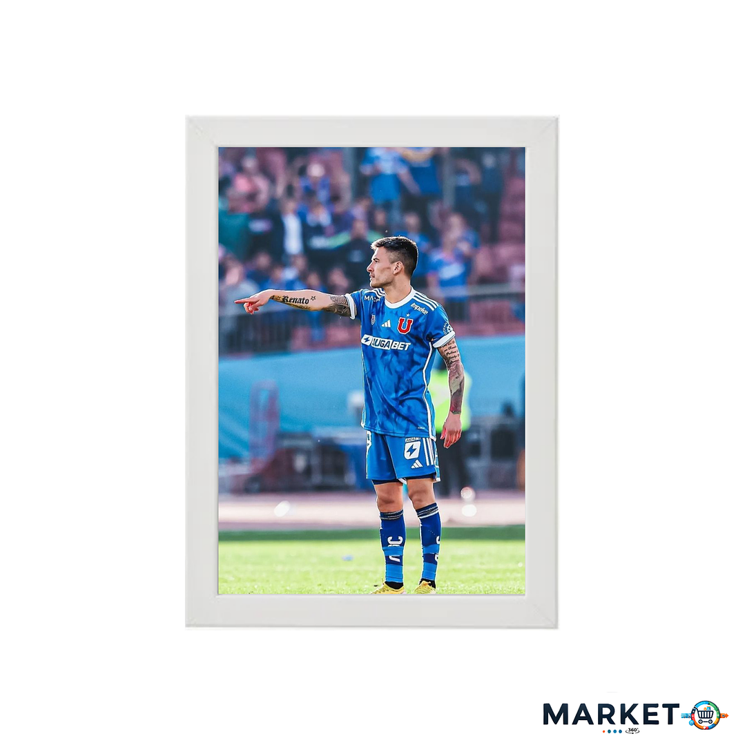 Charles Aránguiz UDECH – Cuadro Deportivo de Fútbol | Diseño Premium 21x30 1