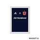 U. de Chile Camiseta – Cuadro Deportivo de Fútbol | Diseño Premium 21x30 - Miniatura 1