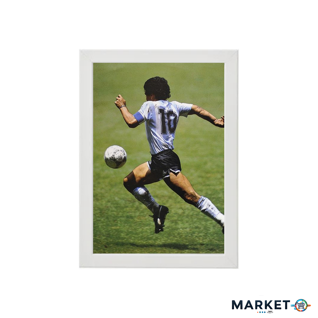 Maradona Argentina – Cuadro Deportivo de Fútbol | Diseño Premium 21x30 1
