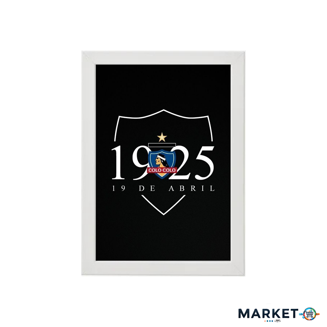 Colo Colo 1925 – Cuadro Deportivo de Fútbol | Diseño Premium 21x30 1