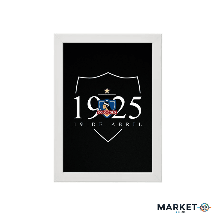 Colo Colo 1925 – Cuadro Deportivo de Fútbol | Diseño Premium 21x30 1