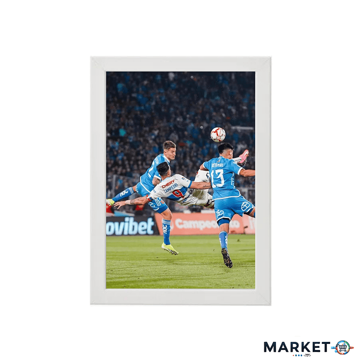 Zampedri U. Católica – Cuadro Deportivo de Fútbol | Diseño Premium 21x30 1
