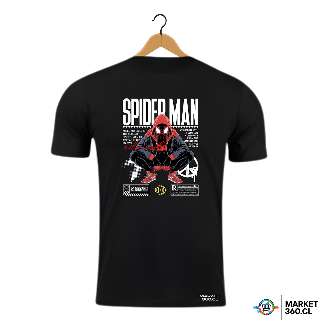 Spiderman Urban - Polera Estampada Premium 1