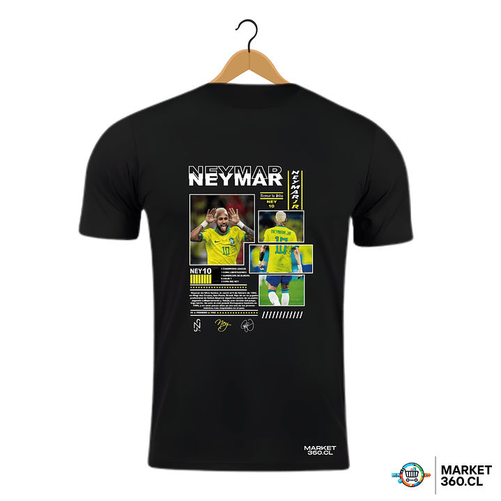 Neymar - Polera Estampada Premium 1