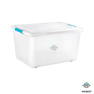 Caja Organizadora 38 Litros Con Ruedas