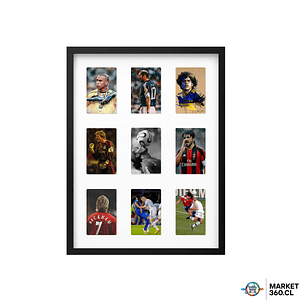 Cuadro Decorativo Fútbol Legends 48x63 cm – Estilo Premium