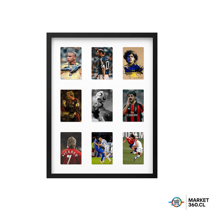 Cuadro Decorativo Fútbol Legends 48x63 cm – Estilo Premium 1