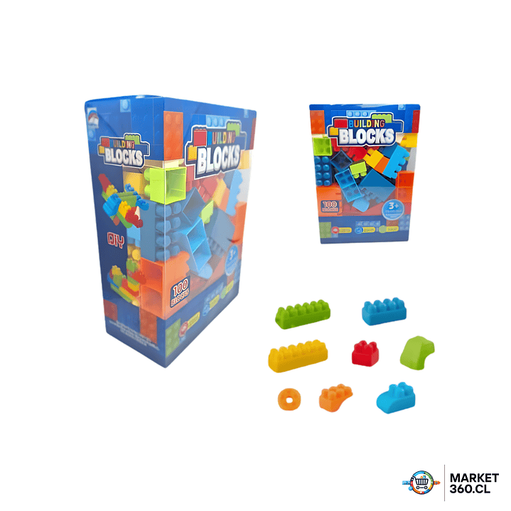 Bloques de Construcción Creativos Building Blocks (100 piezas) 1