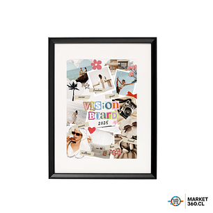 Visión Board 2025-2026 – Cuadro de Inspiración y Metas 30x40 CM