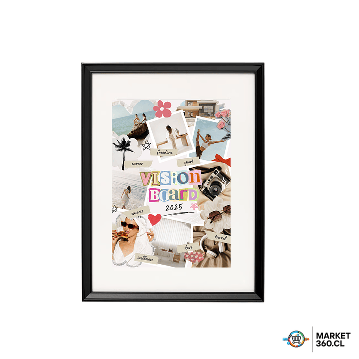 Visión Board 2025-2026 – Cuadro de Inspiración y Metas 30x40 CM 2