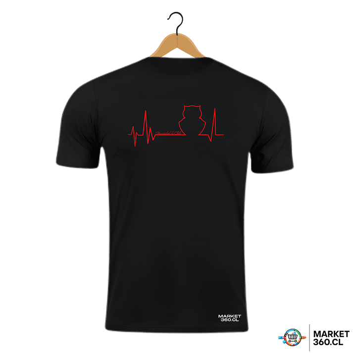 Polera Exclusiva U de Chile – Diseño Corazón que Late U 1