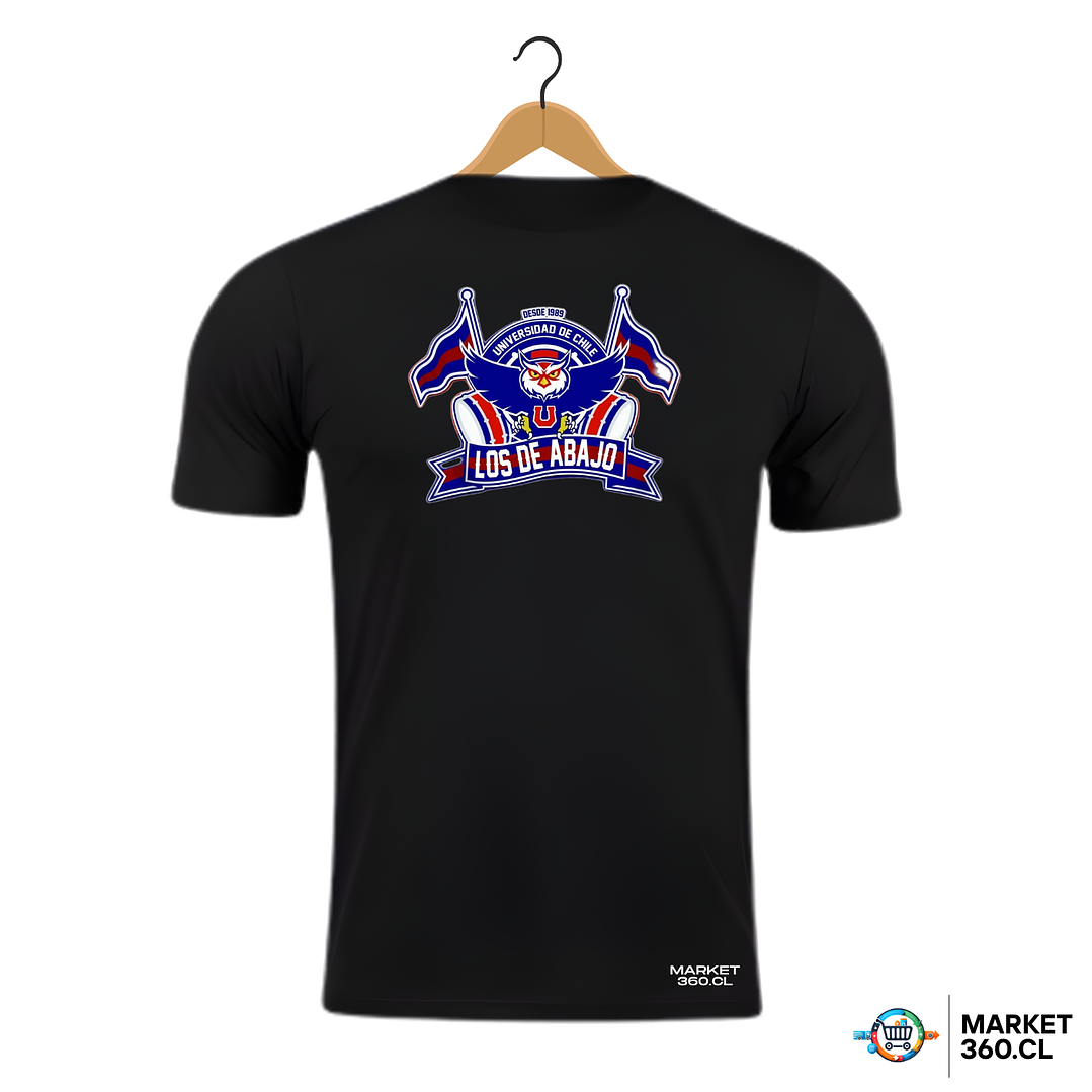 Polera Exclusiva U de Chile – Diseño Los De Abajo 1