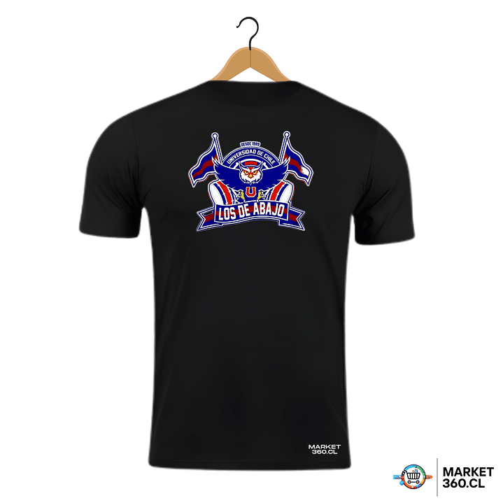 Polera Exclusiva U de Chile – Diseño Los De Abajo 1